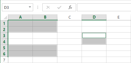 Cómo seleccionar varios rangos en Excel 2013