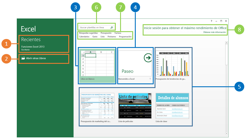 Resultado de imagen para entorno excel y sus partes