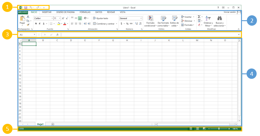 El Entorno De Trabajo De Excel • Excel Total 4179