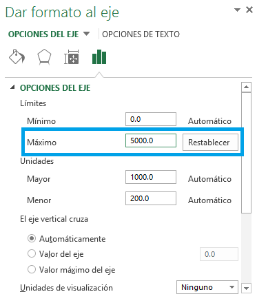 Presentar datos en un gráfico de barras en Excel