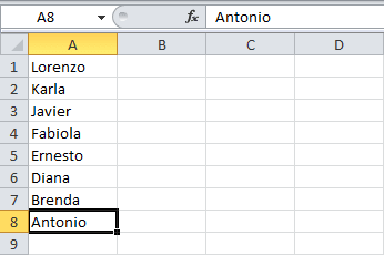 Macro para ordenar alfabéticamente en Excel