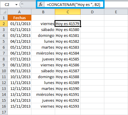 Cómo devolver un día de la semana para una fecha en Excel