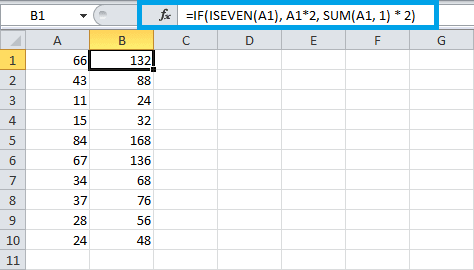 Función IF en Excel en español