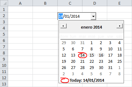 Cómo insertar un calendario desplegable en un libro de Excel