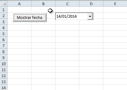 Calendario desplegable en Excel 2010