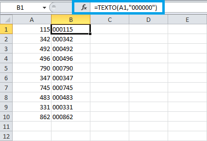 Cómo controlar los ceros a la izquierda en Excel