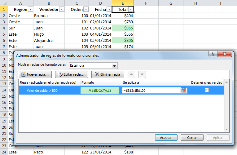 Qué es un filtro en Excel