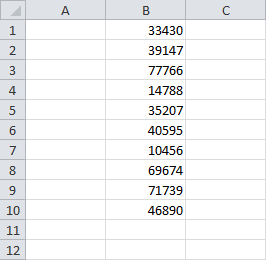 Convertir números almacenados como texto a formato numérico en Excel