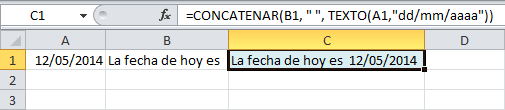 Cómo convertir fechas a texto en Excel