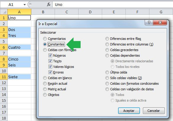 Copiar ignorando celdas en blanco en Excel