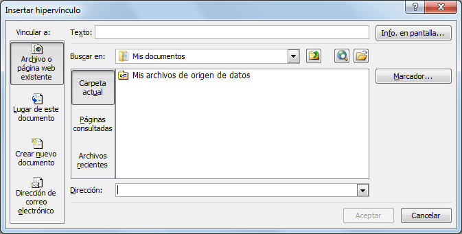 Cómo crear hipervínculos en Excel