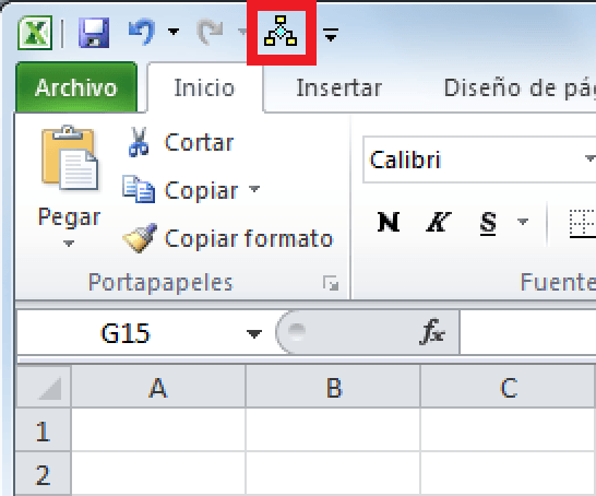 Insertar un botón de macro en la barra de acceso rápido de Excel