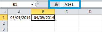 Sumar o restar fechas en Excel