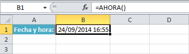 Convertir fórmulas en valores en Excel