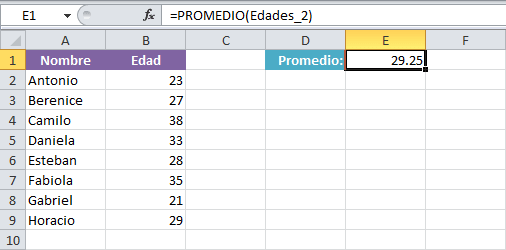 Cómo crear rangos dinámicos en Excel