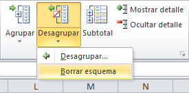 Desagrupar filas Excel